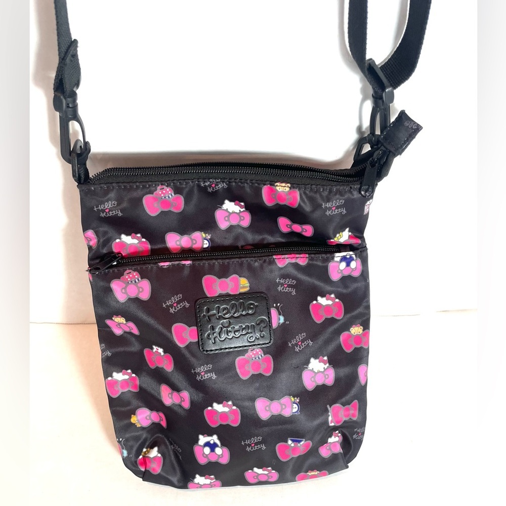 Hello Kitty Bow Crossbody Bag Soft Goth Travel Y2K - Picture 4 of 12